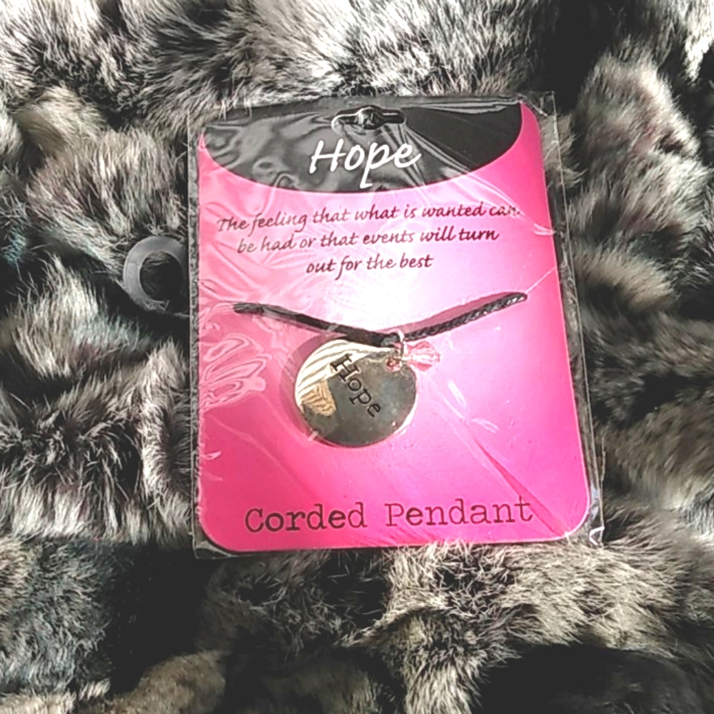 NWT Hope Corded Pendant